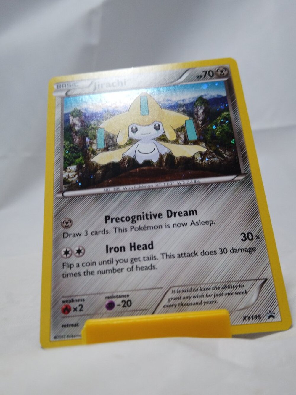 Pokemon Jirachi XY195/211 XY Black Star Promos Holo Promo LP
